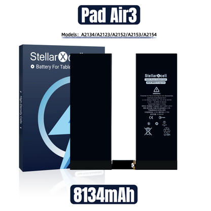 StellarXcell Tablet Battery For iPad  Air3  A2134 / A2133 / A2152 / A2153 / A2154