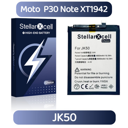 StellarXcell Choice Battery For Motorola P30 Note XT1942 JK50