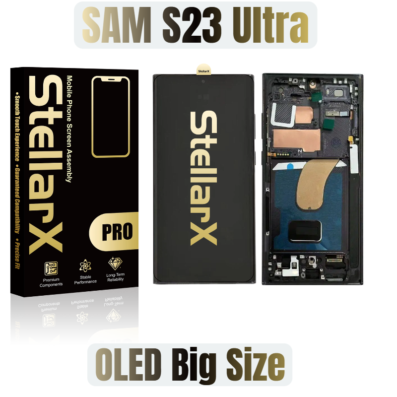 StellarX Pro Display Big Size Oled For SAM S23 Ultra