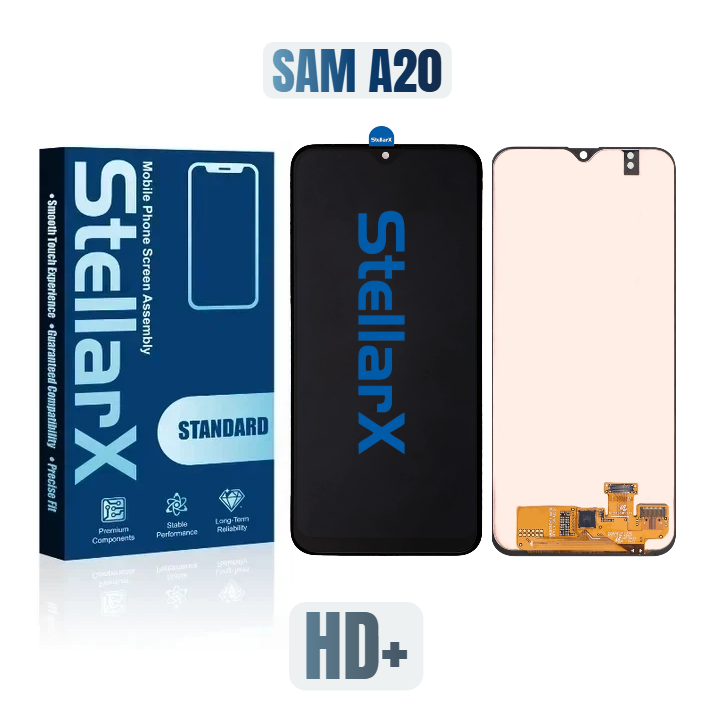 StellarX Standard Display HD+ For  Samsung A20