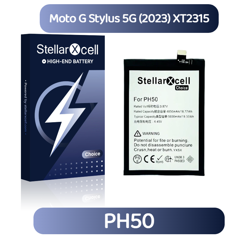 StellarXcell Choice Battery For Motorola G Stylus 5G (2023) XT2315 PH50