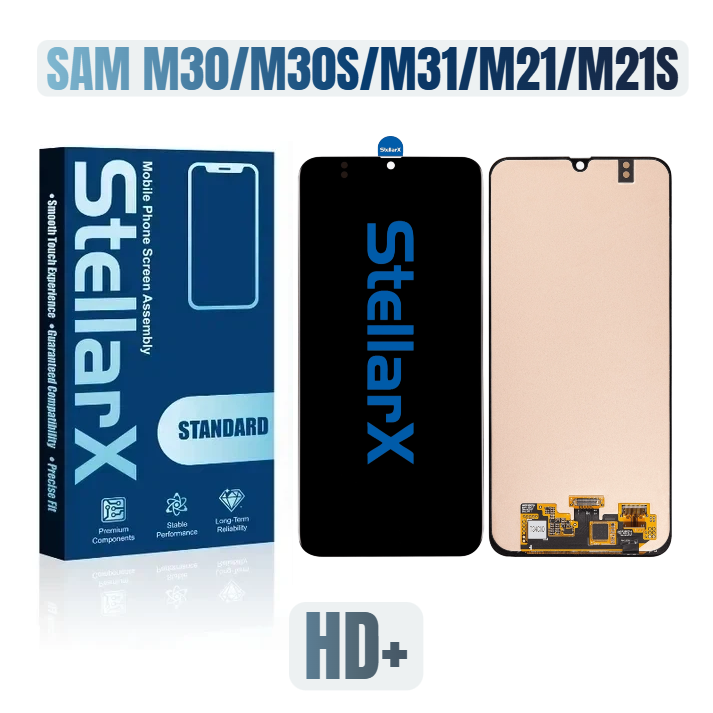 StellarX Standard Display HD+ For  Samsung M30 / M30S / M31 / M21 / M21S
